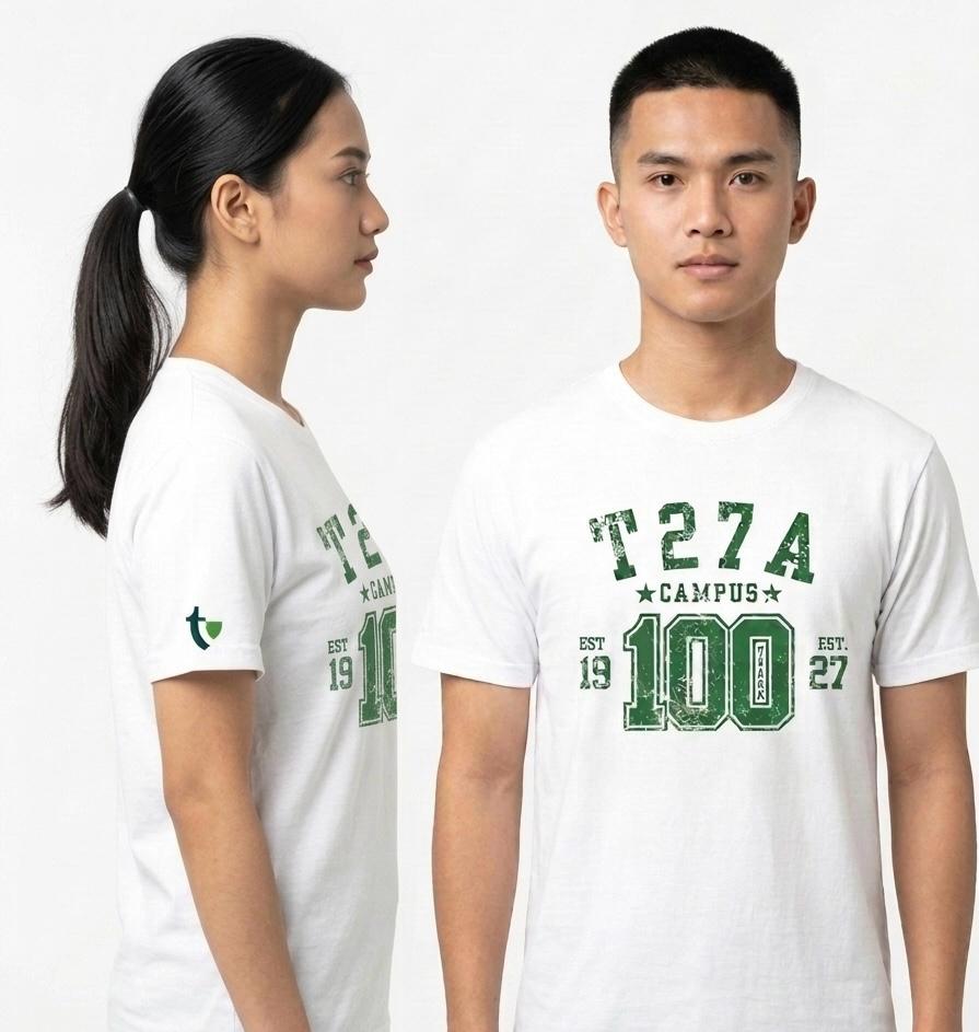 Tshirt T27A Identi-tee WHITE (belakang)